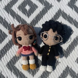 Peluches Momo y Okarun